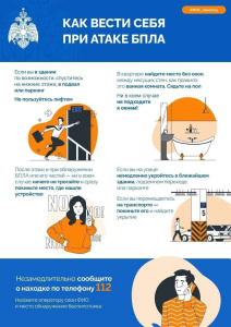 Памятка что делать при БПЛА 
