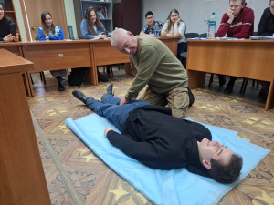 В Центре медицины катастроф состоялся обучающий курс для инструкторов по оказанию первой помощи под названием «Основы преподавания первой помощи»