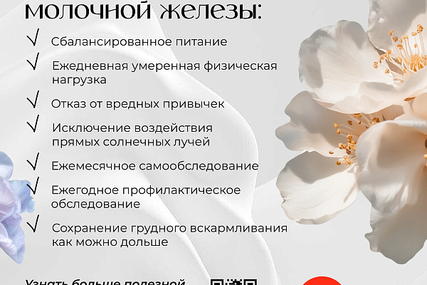 С 13 по 19 октября в России проходит Неделя борьбы с раком молочной железы, направленная на повышение осведомленности и мотивацию к профилактике