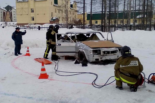 Участие в учениях по теме «Отработка действий оперативных служб города при ликвидации ДТП»